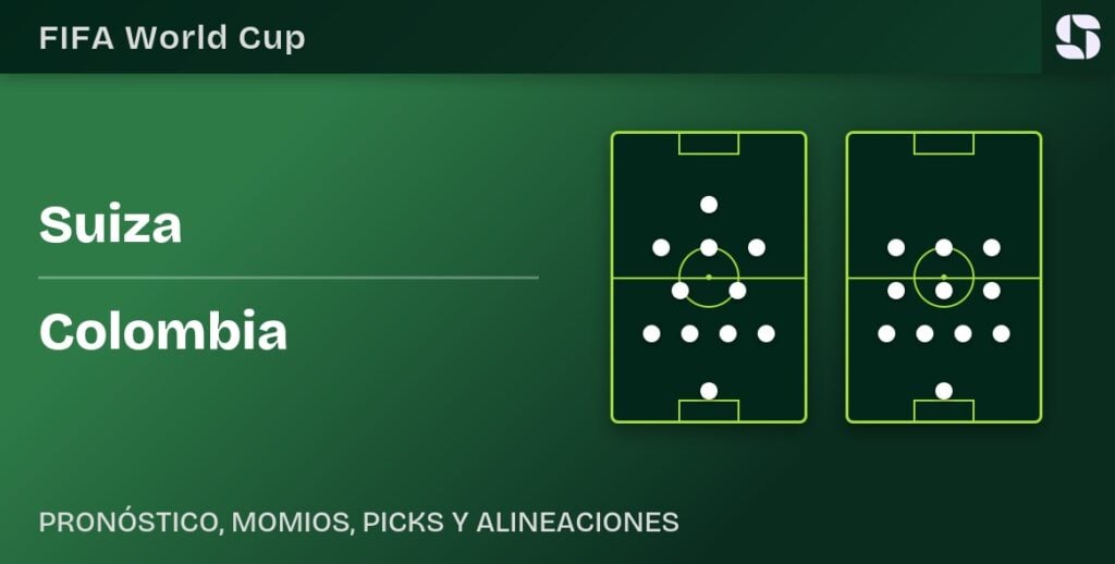 Suiza vs Colombia pronostico Mundial 2026