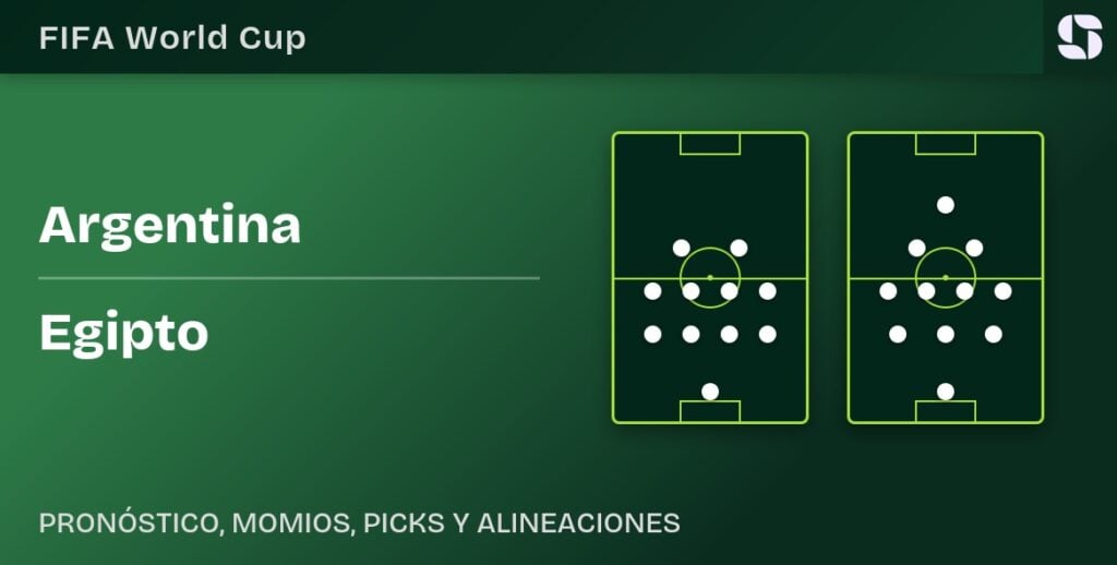 Argentina vs Egipto pronostico Mundial 2026