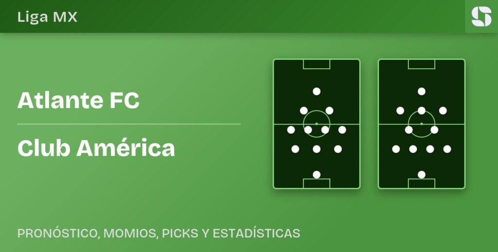 Atlante FC vs Club América alineaciones — pronóstico Liga MX Jornada 2