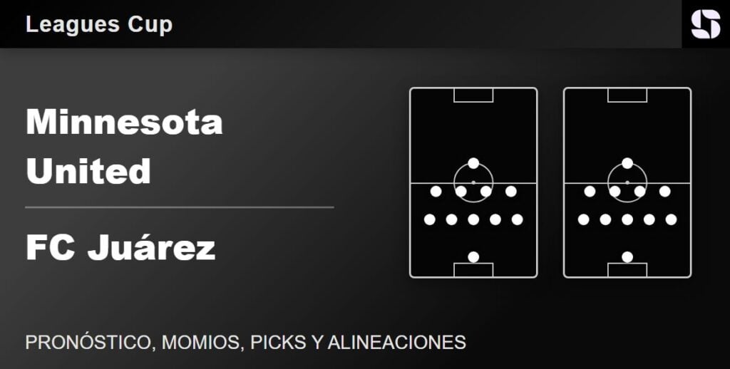 Minnesota United vs FC Juárez alineaciones probables Leagues Cup