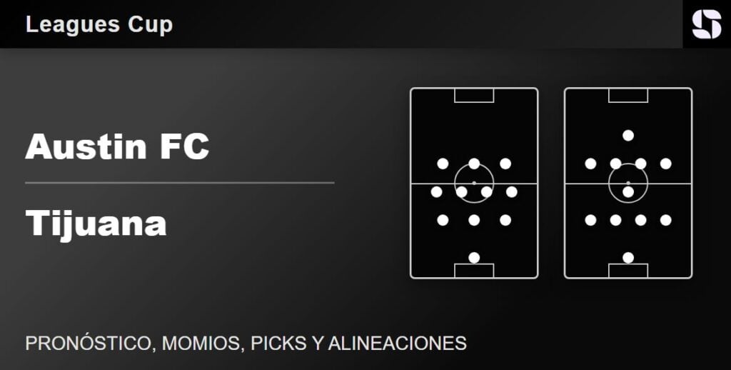 Austin FC vs Tijuana alineaciones probables Leagues Cup