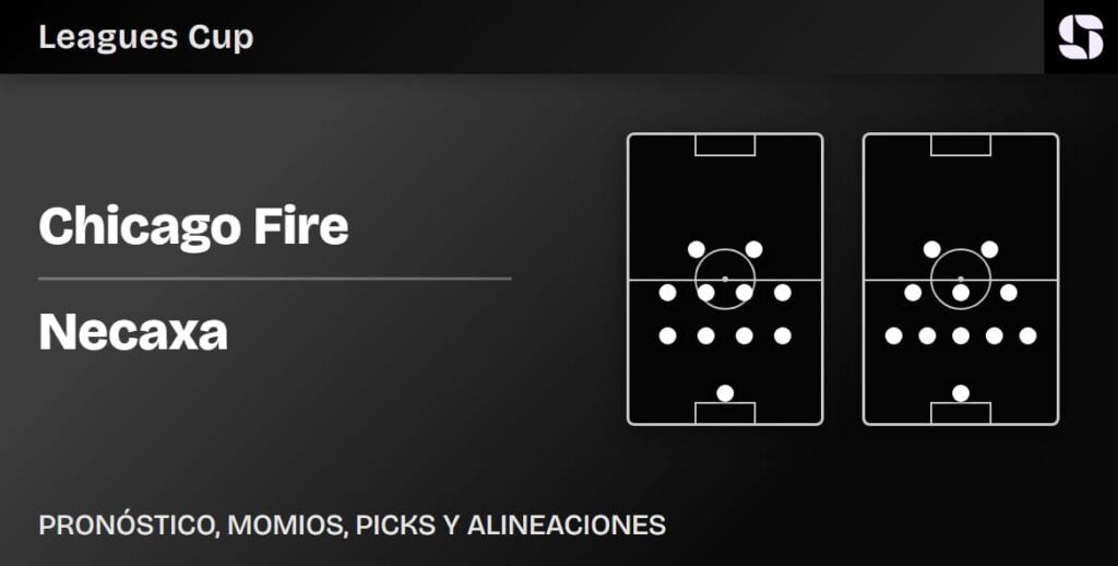 Chicago Fire vs Necaxa alineaciones probables Leagues Cup
