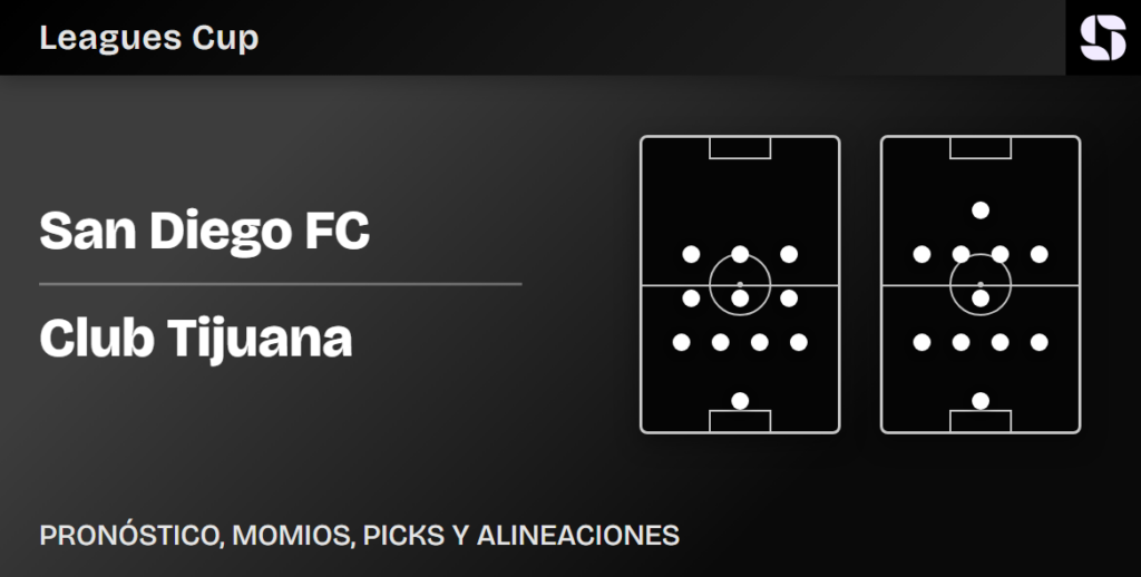 San Diego FC vs Club Tijuana predicted lineups Leagues Cup