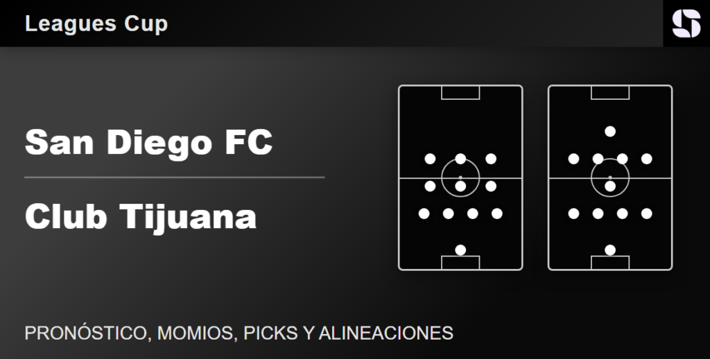 San Diego FC vs Club Tijuana predicted lineups Leagues Cup