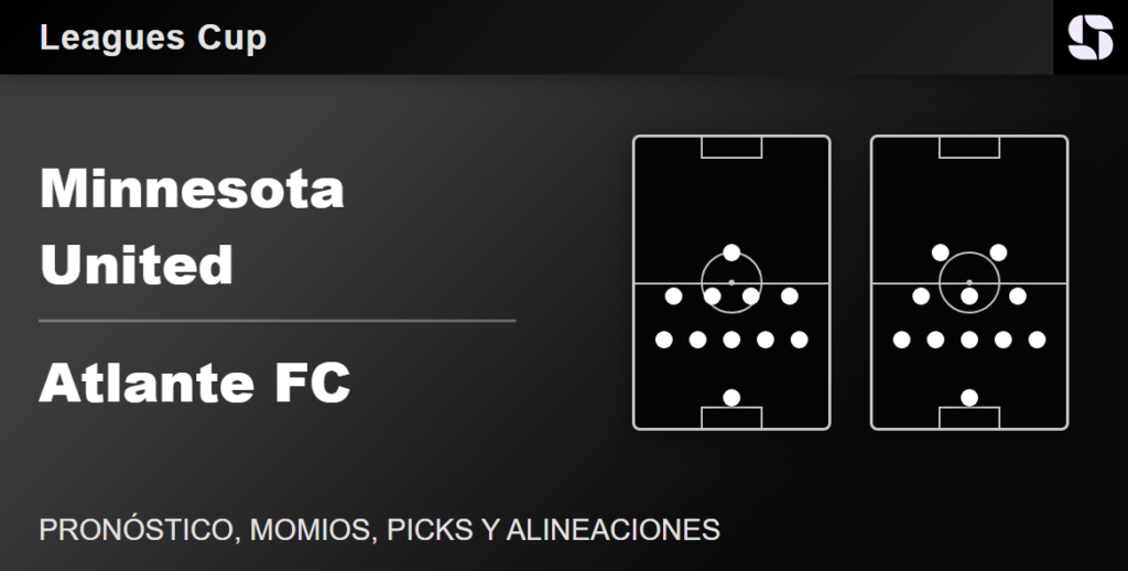 Minnesota United vs Atlante FC predicted lineups Leagues Cup