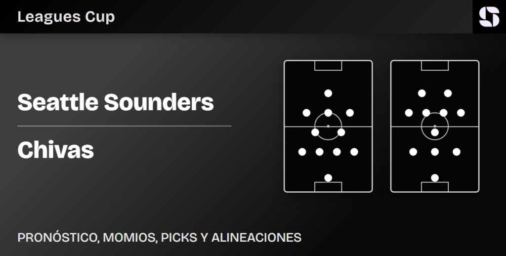 Seattle Sounders vs Chivas predicted lineups Leagues Cup