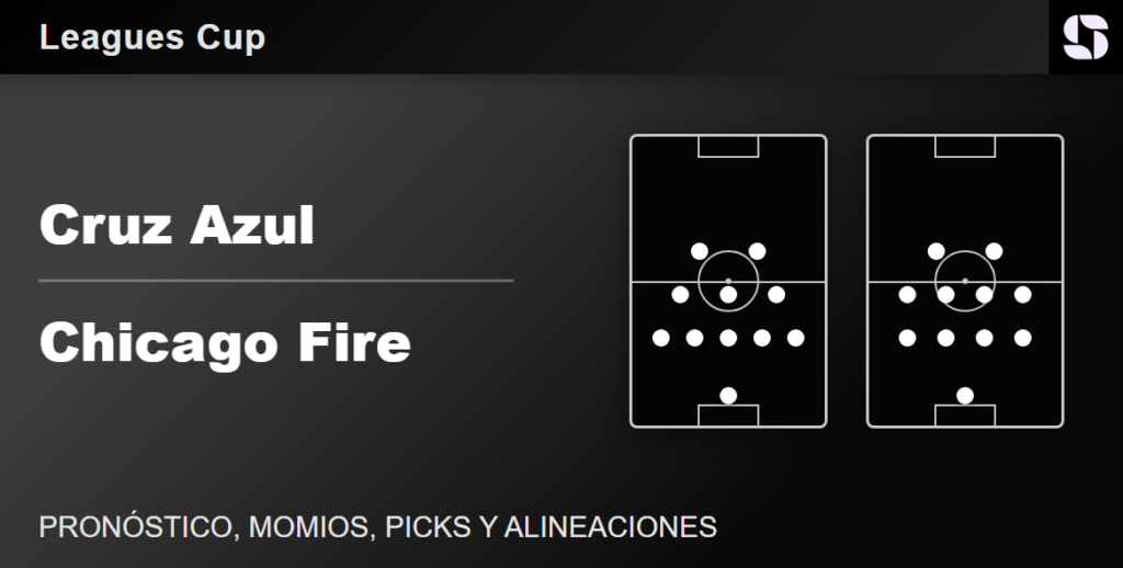 Cruz Azul vs Chicago Fire predicted lineups Leagues Cup