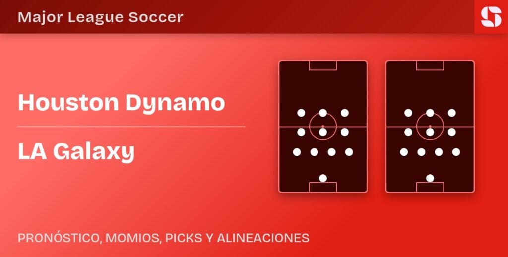 Houston Dynamo vs LA Galaxy predicted formations