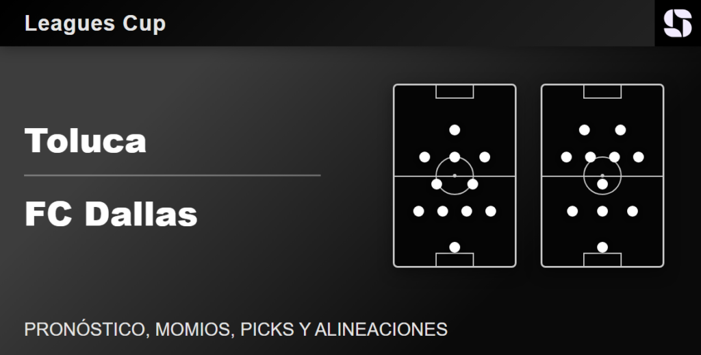 Toluca vs FC Dallas predicted lineups Leagues Cup