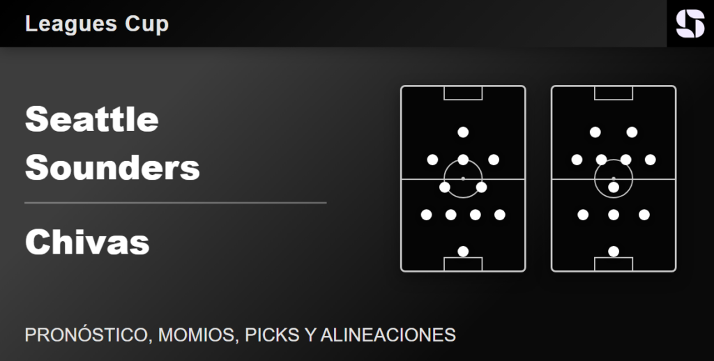 Seattle Sounders vs Chivas predicted lineups Leagues Cup