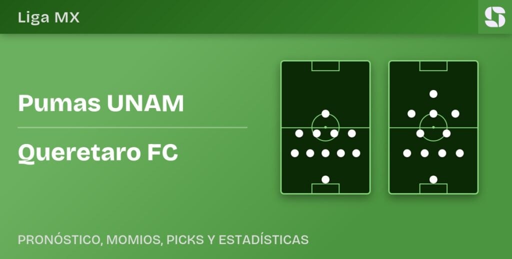Pumas UNAM vs Queretaro FC predicted formations
