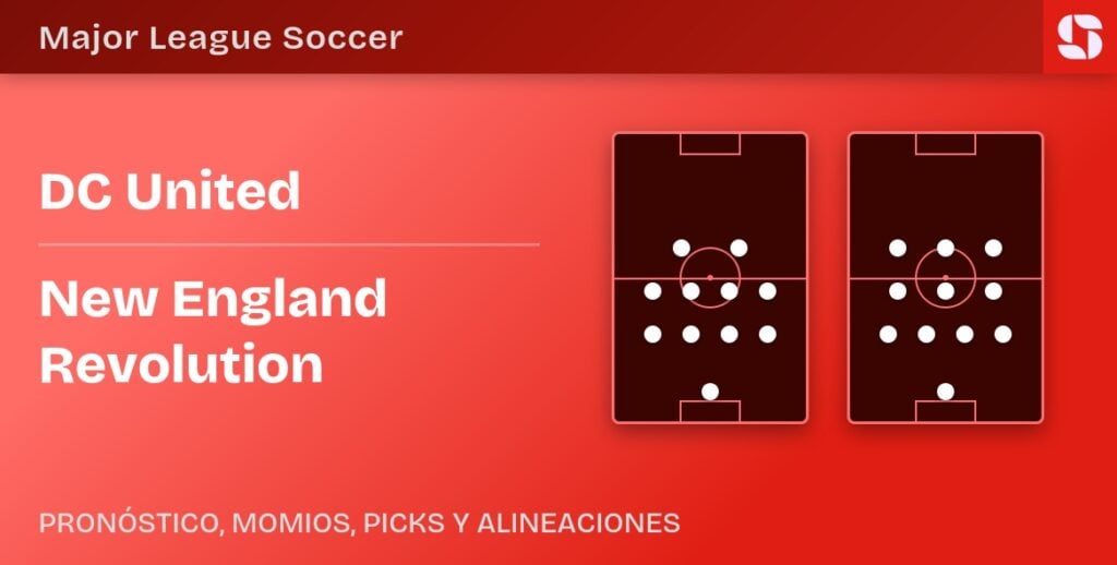 DC United vs New England Revolution predicted formations