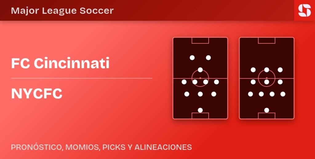 FC Cincinnati vs NYCFC predicted formations