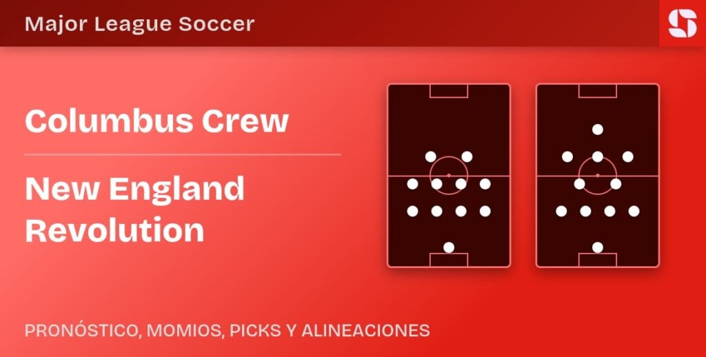 Columbus Crew vs New England Revolution predicted formations