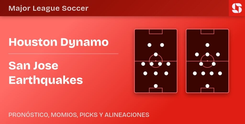 Houston Dynamo vs San Jose Earthquakes predicted formations