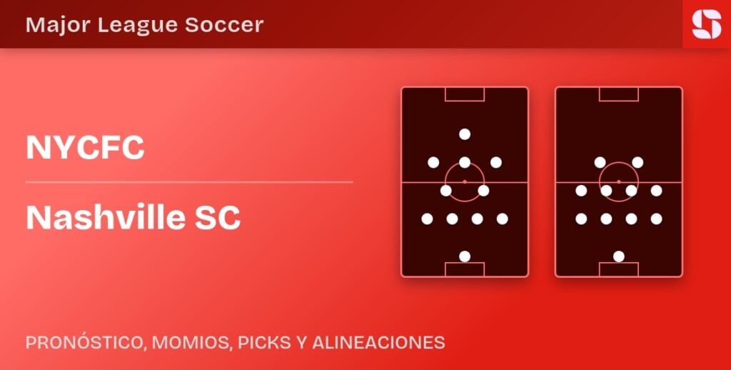 NYCFC vs Nashville SC predicted formations