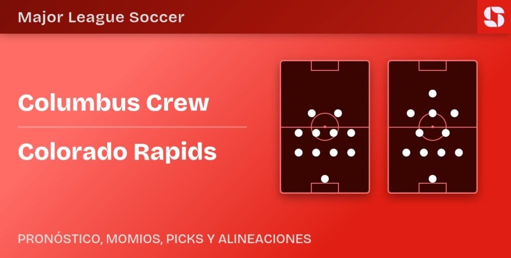 Columbus Crew vs Colorado Rapids predicted formations