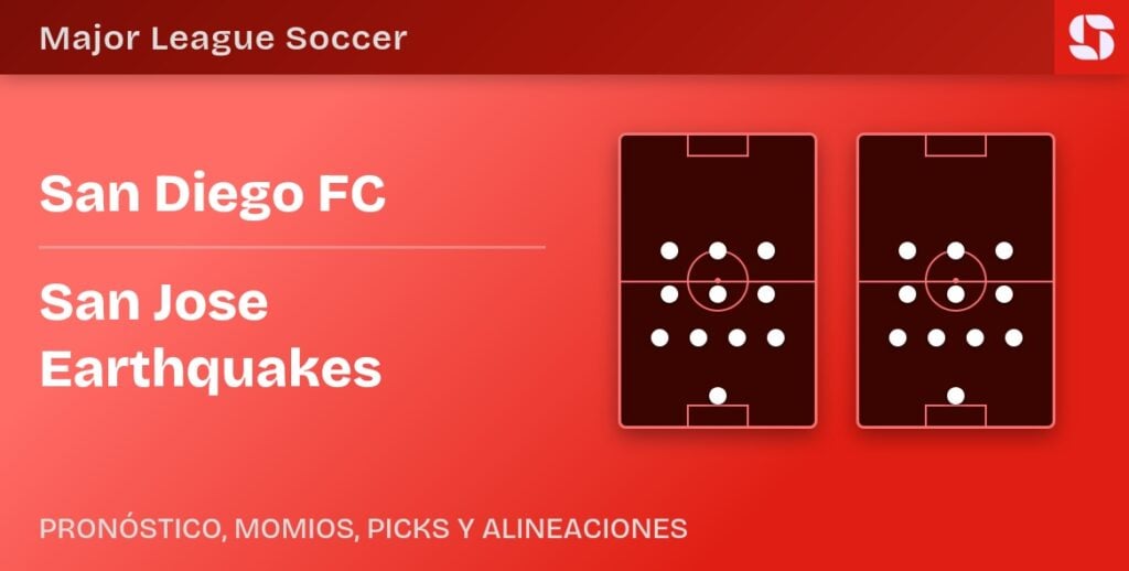 San Diego FC vs San Jose Earthquakes predicted formations