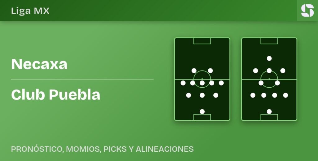 Necaxa vs Club Puebla predicted formations