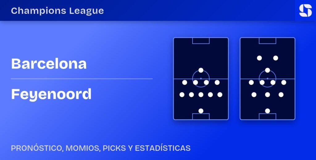 Barcelona vs Feyenoord predicted formations