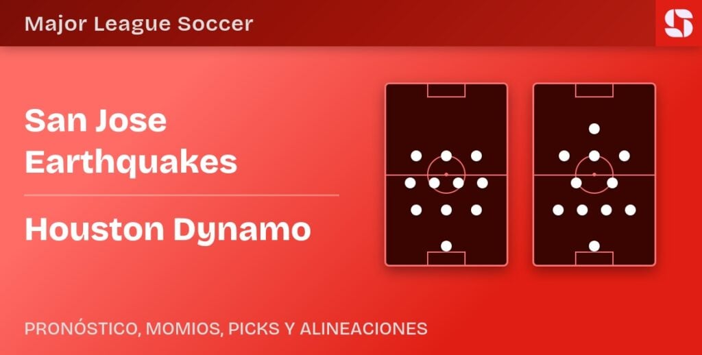 San Jose Earthquakes vs Houston Dynamo predicted formations