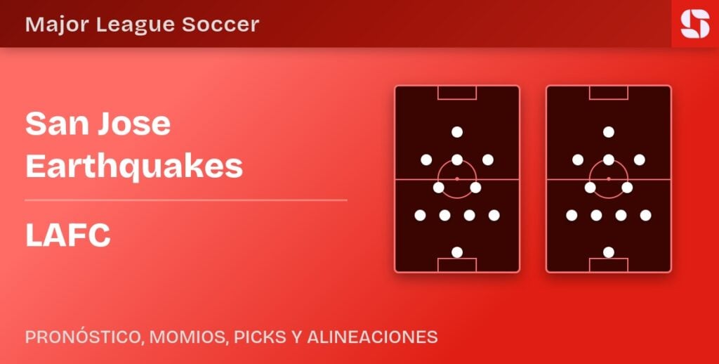 San Jose Earthquakes vs LAFC predicted formations