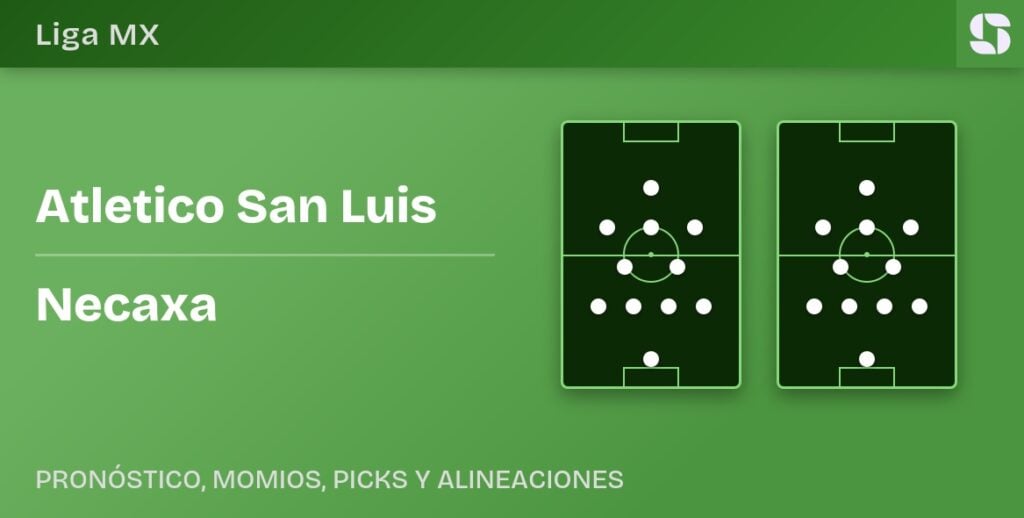Atletico San Luis vs Necaxa predicted formations