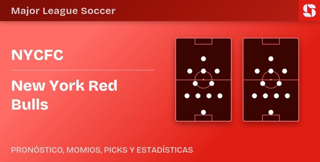NYCFC vs New York Red Bulls predicted formations