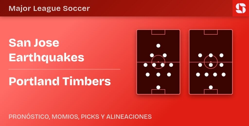 San Jose Earthquakes vs Portland Timbers predicted formations