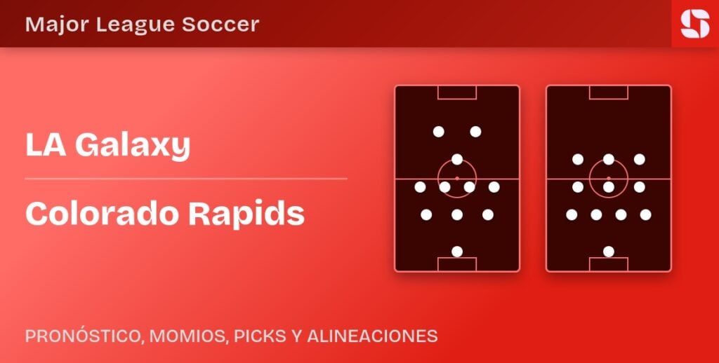LA Galaxy vs Colorado Rapids predicted formations