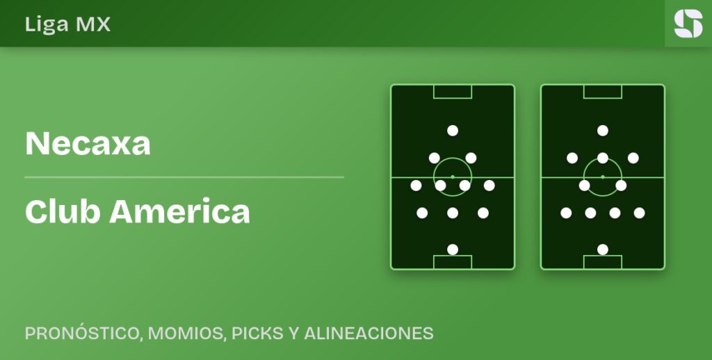Necaxa vs Club America predicted formations