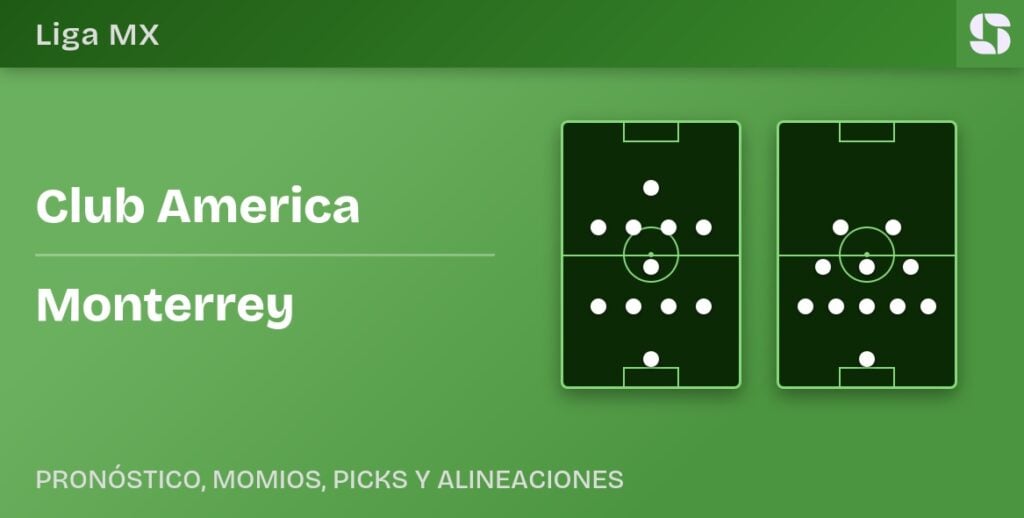 Club America vs Monterrey predicted formations