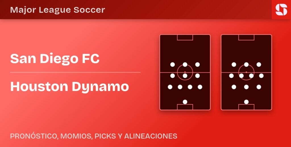 San Diego FC vs Houston Dynamo predicted formations