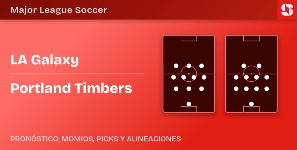 LA Galaxy vs Portland Timbers predicted formations