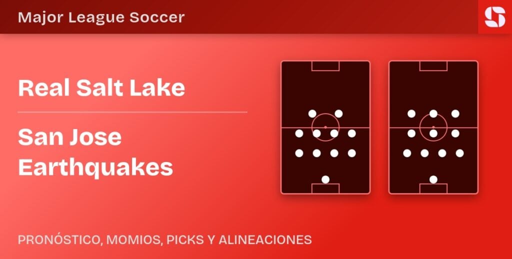 Real Salt Lake vs San Jose Earthquakes predicted formations