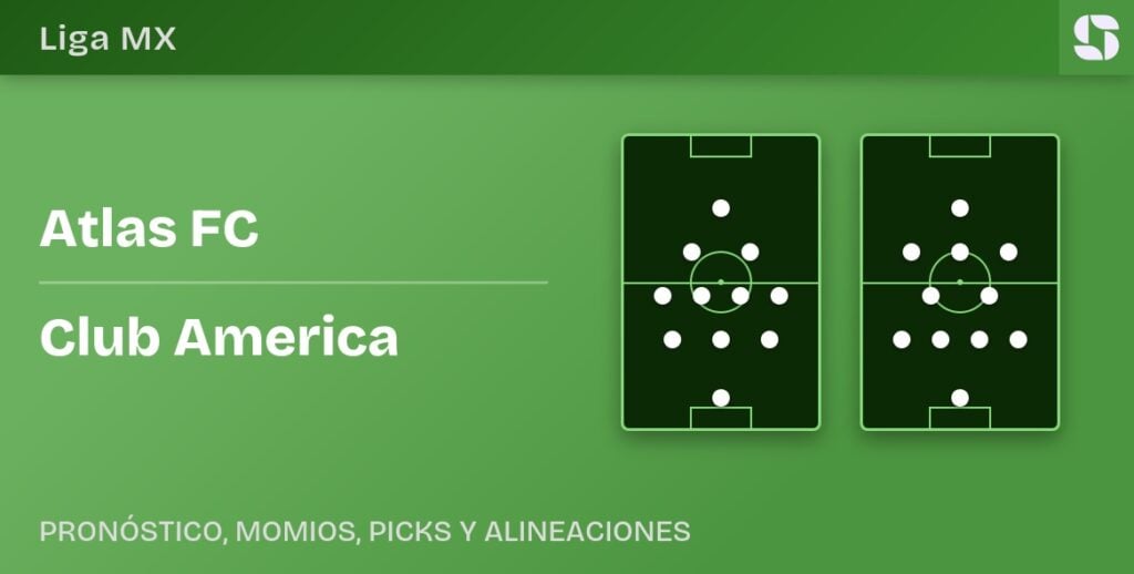 Atlas FC vs Club America predicted formations