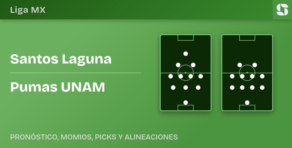 Santos Laguna vs Pumas UNAM predicted formations