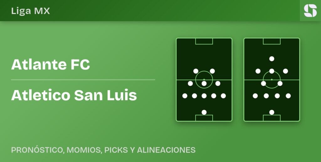 Atlante FC vs Atletico San Luis predicted formations