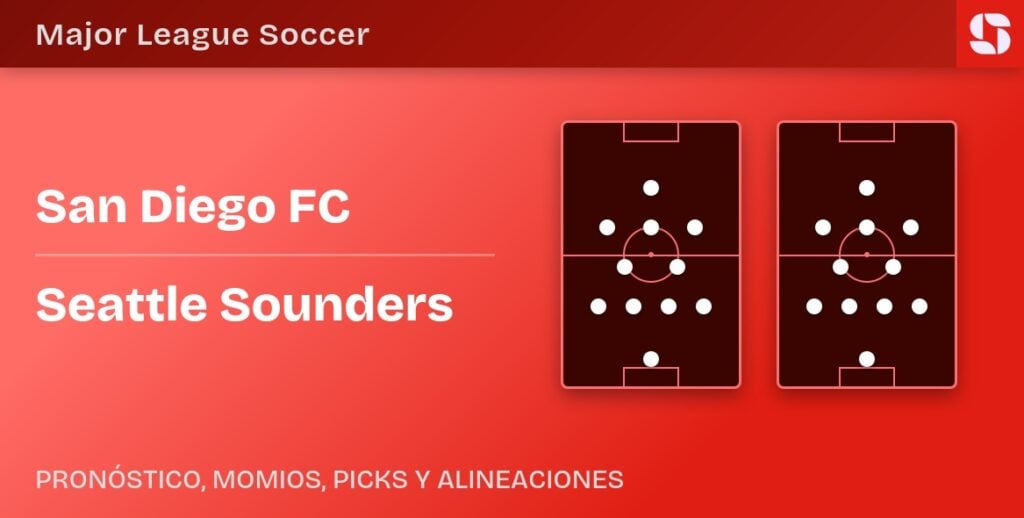 San Diego FC vs Seattle Sounders predicted formations