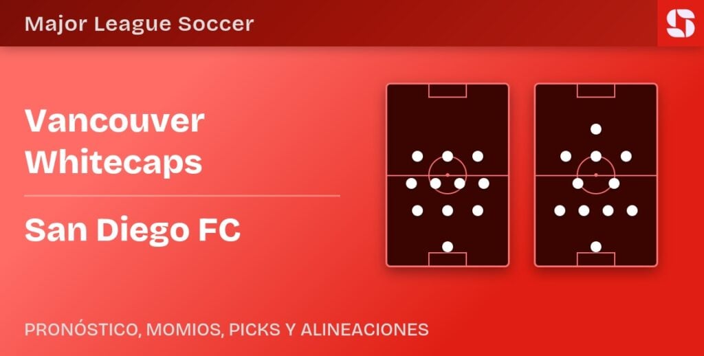 Vancouver Whitecaps vs San Diego FC predicted formations