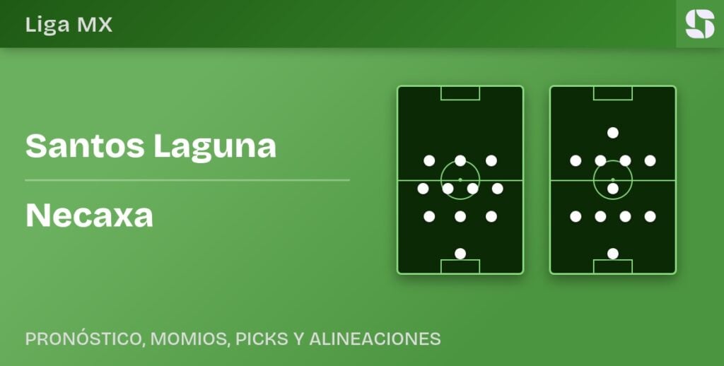 Santos Laguna vs Necaxa predicted formations