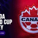 Squawka CA Canada World Cup 2026 jersey graphic showing the Canada Soccer crest on the red kit