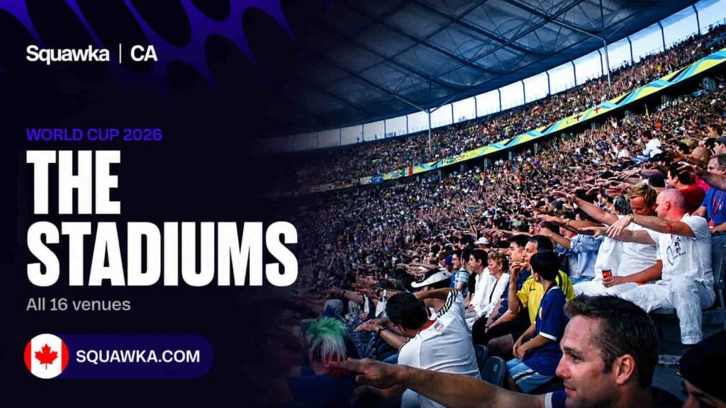 A packed World Cup stadium crowd ahead of the World Cup 2026
