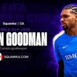 Owen Goodman in Canada kit on a Squawka World Cup 2026 graphic