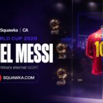 Lionel Messi graphic for his World Cup 2026 records profile
