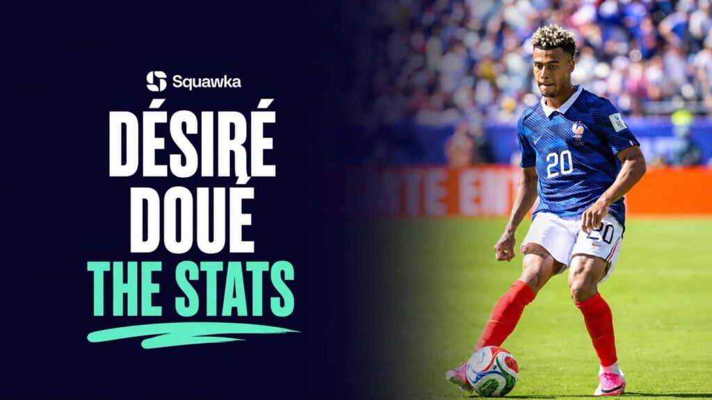 Desire Doue in action for France