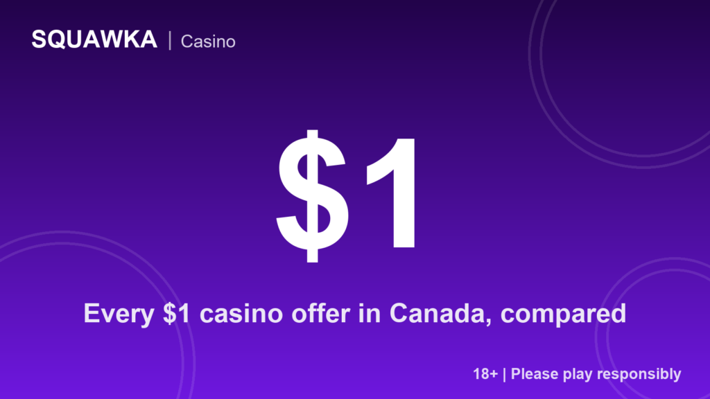 Every $1 casino offer in Canada, compared