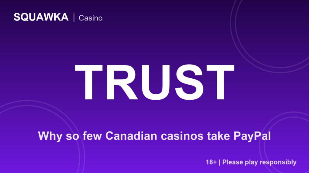 Why so few Canadian casinos take PayPal