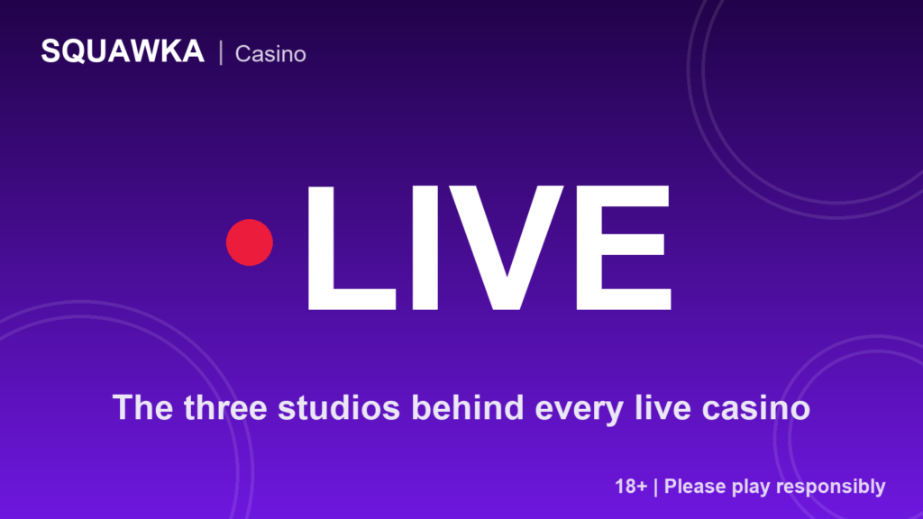 The three studios behind every live casino