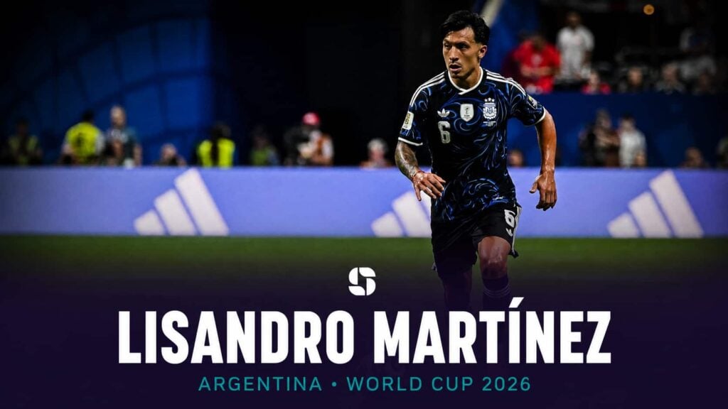 Lisandro Martínez of Argentina in action during the World Cup 2026.